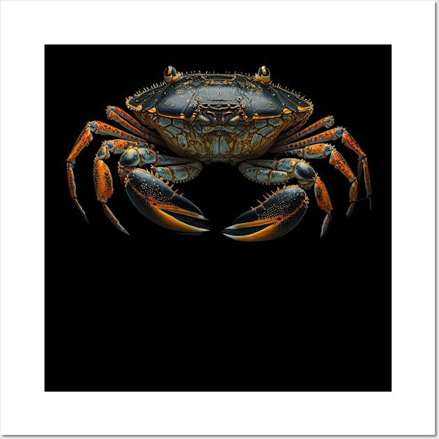 Work makes me crabby (no text) Wall Art by AI-datamancer